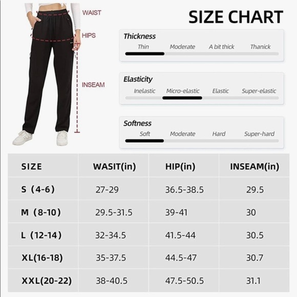 Seamaid Women Lightweight Jogger Pants Size 2XL - Picture 16 of 17